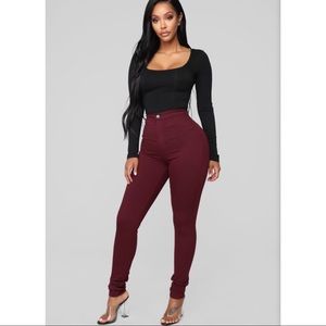 Super High Waist Skinny Jeans
